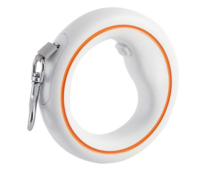 Guinzaglio per cani a forma di UFO indossabile con anello da polso e rotazione a 360°.