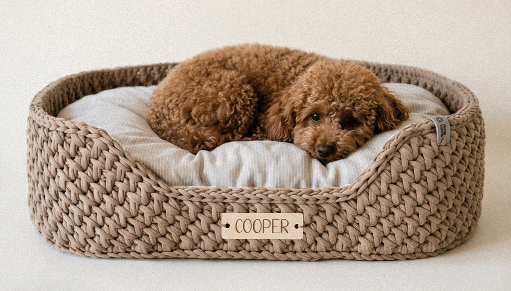 Cuccia personalizzata in cotone per animali domestici